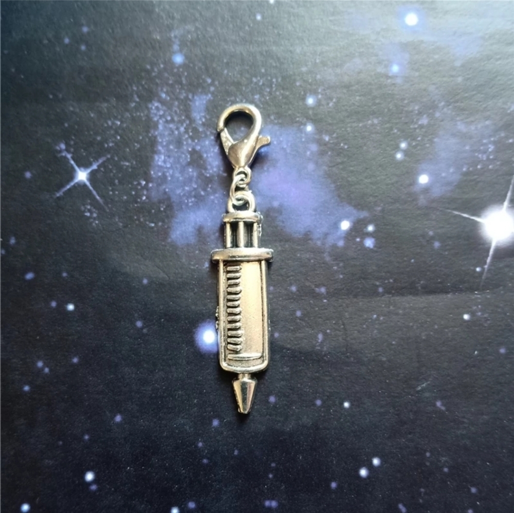 clip on syringe nurse charms for bracelet planner charms